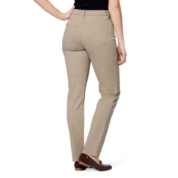 Gloria Vanderbilt Amanda Classic Khaki Jeans High Rise Pants Comfort Women's 10 - Picture 3 of 8